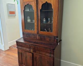 English Bookcase Secretary