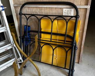 iron bed