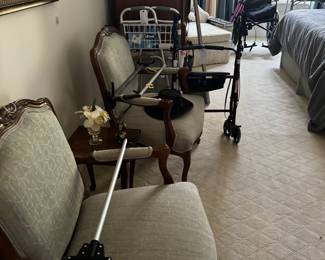 medical equipment, armchairs