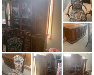 Beautiful dining room table sold  would 12 pieces $1000 MSRP 10,000