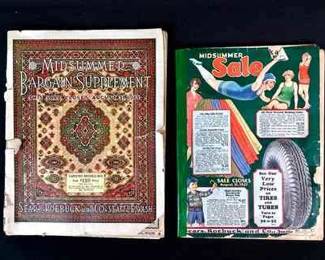 BIHY907 Rare 1913 And 1927 Sears CatalogsAntique Midsummer, Bargain Supplement, Sears, Roebuck and Company, Seattle, Washington, August 31, 1913 catalog

