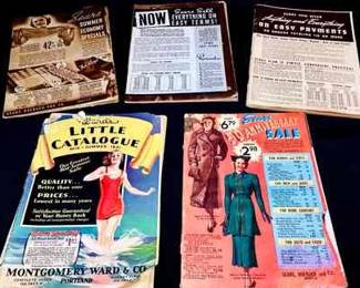 BIHY909 1930s Sears Montgomery Ward Catalogs 1930 Sears Roebuck & Company Seattle catalogs

