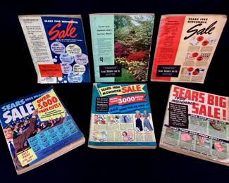  BIHY908 Vintage 1940s And 50s Sears Catalogs 1948 Sears catalogs & 1950 Sears catalogs
