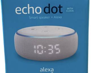 NEW Echo Dot with Clock