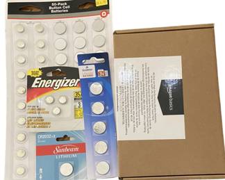 48 AA Batteries Button Batteries