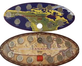 Canadian Millenium Quarter Collections