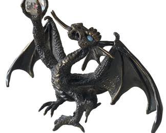 Limited Edition Dragon And Crystal Figure