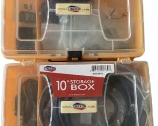 Storage Boxes and Computer Parts