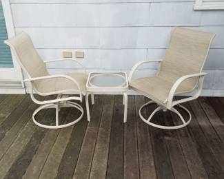 Patio conversation set