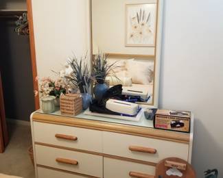 Bedroom set by Bassett Furniture - dresser with mirror