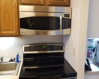 GE Profile microwave oven mfg. April 2010. Range has been sold.