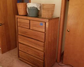 Mid-century tall dresser by Bassett Furniture