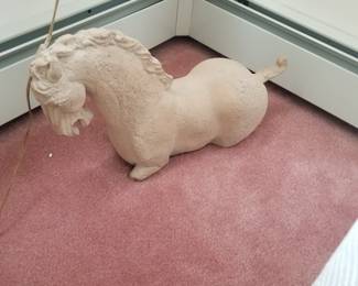 Terra cotta horse by Austin