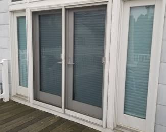 Sliding glass doors