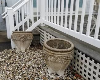 Concrete planters