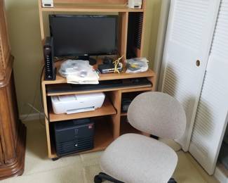 Workstation with chair