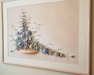 Nailhead dimensional art