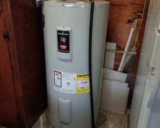 40-gallon natural gas hot water heater. Two available 