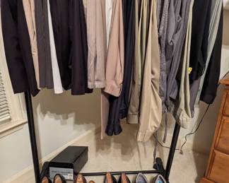 Men's slacks and decent shoes.