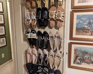 Women's shoe department, mostly size 7.