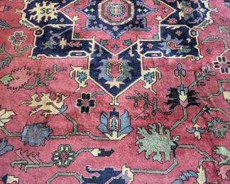 Hand-woven Persian Bakhtiari rug, measuring 10' x 12' 2".