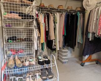 Part of the women's shoe and accessory department. 