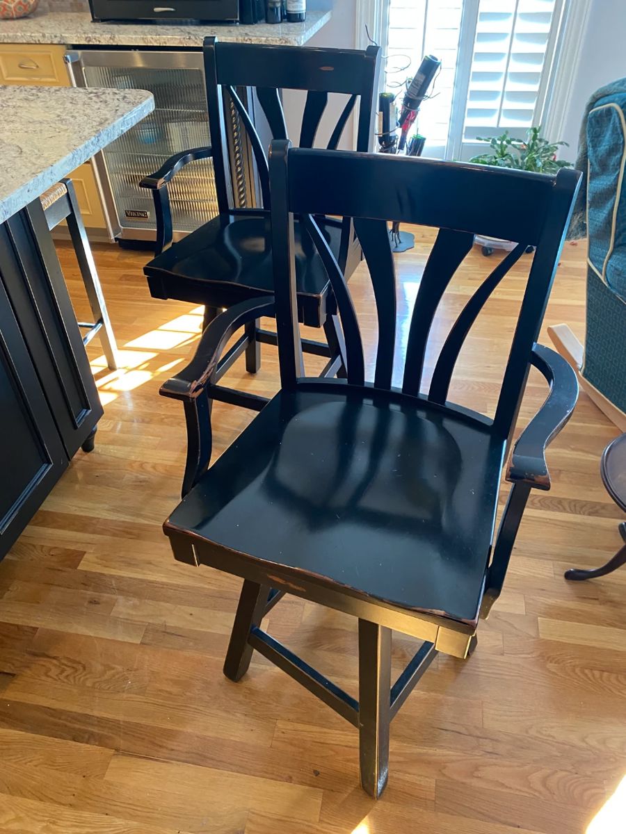 Bar Swivel Chairs (2 available) $ 80.00 each