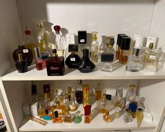Large selections of perfumes