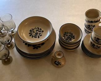 Pfaltgraf dishes and glassware