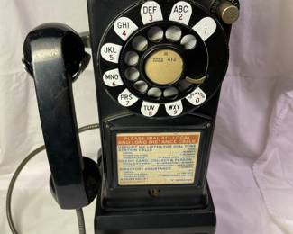 Western Bell Payphone 1960s.  