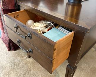 PAIR OF 80s LANE ENDTABLES