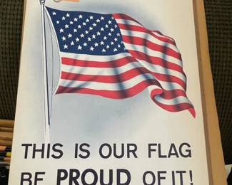 Vintage (new, in original packaging) GPO flag prints. Multiple available.