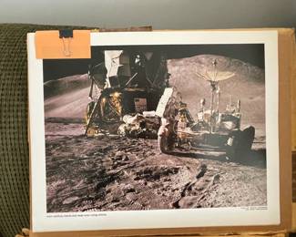 Vintage (new, in original packaging) NASA moon landing print sets. Multiple available.