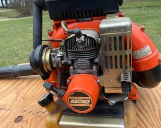 Echo PB-400E backpack leaf blower.