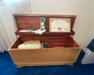 Lane cedar chest with original key.