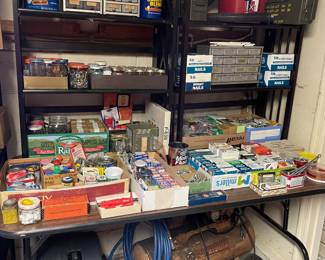 HUGE amount of nails, screws, bolts, tacks, nuts and other loose hardware.