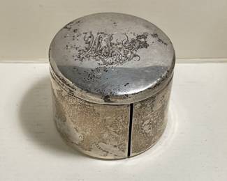 Sterling stamp box