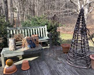 Teak garden furniture