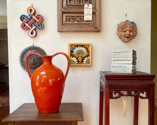 Mid century modern pottery vase