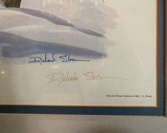 Richard Sloan signed print