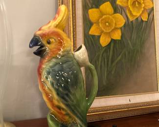 st Clements French Majolica Pitcher