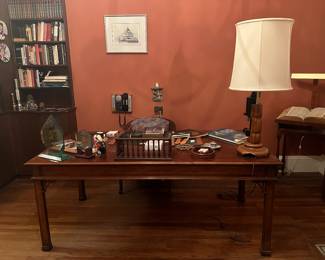 Council Craftman Chinese Chippendale Style Desk