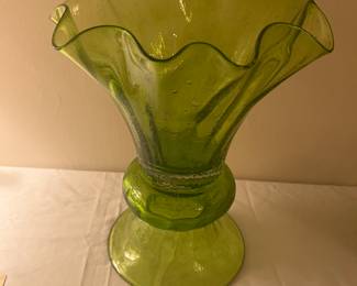 Blown glass vase