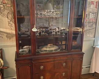 Mahogany China Cabinet
