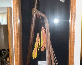 Indian Territory Limited Edition Replica of a pipe tomahawk in "Pipe Hawk" series