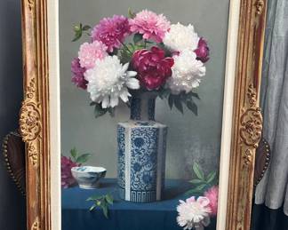 Original Still Life Painting from Famous Minneapolis artist Richard F Lack