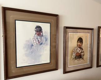 Ellie Weakly signed and numbered print of "Little Fox" 1983