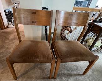 Conant Ball Bow Tie Russel Wright set of 4 chairs from Gabberts