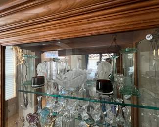 Crystal faces and bowl