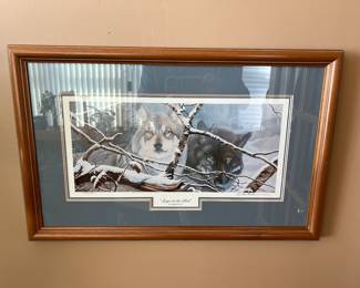 Daniel Pierce Triple Matted, framed signed and numbered print